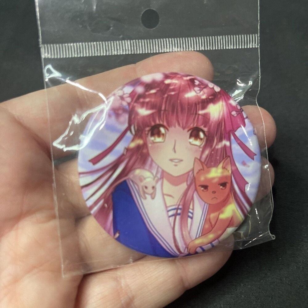 Touhou Project Chibi Character Can Badge Hata Kokoro